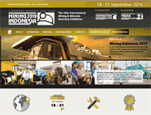 Tablet Screenshot of mining-indonesia.com